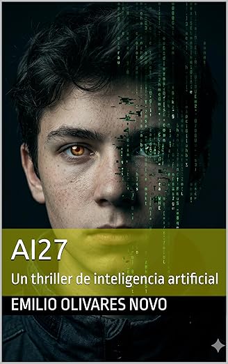 Portada de AI27, novela de Emilio Olivares Novo